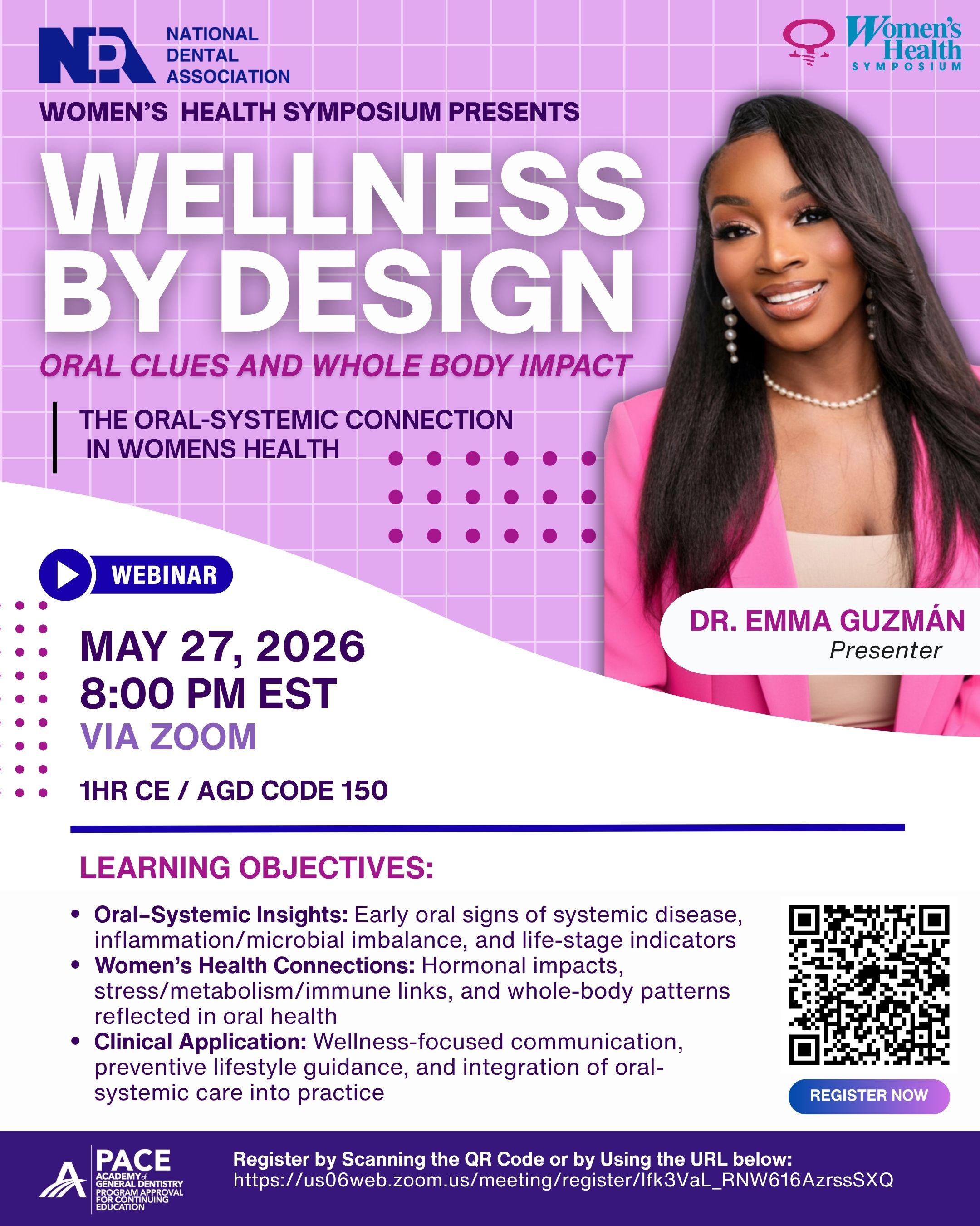 NDA WHS Wellness Webinar Flyer