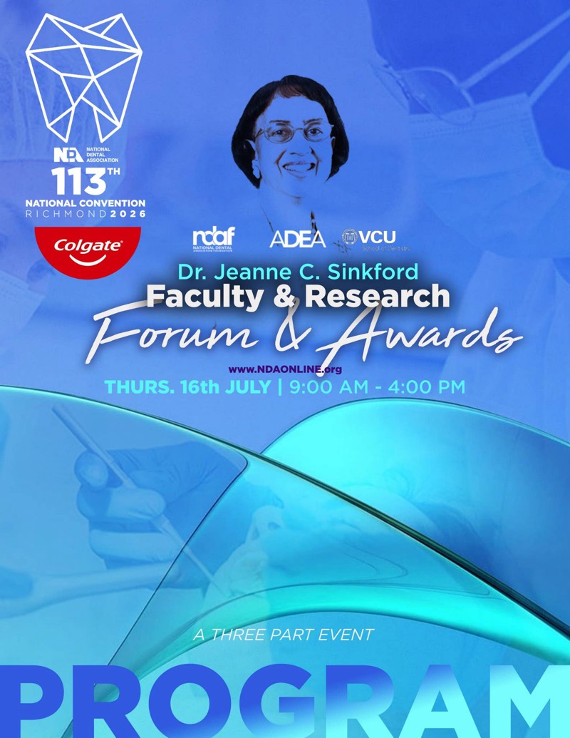 Cover of Dr. Jeanne C. Sinkford Faculty & Research Forum 2026